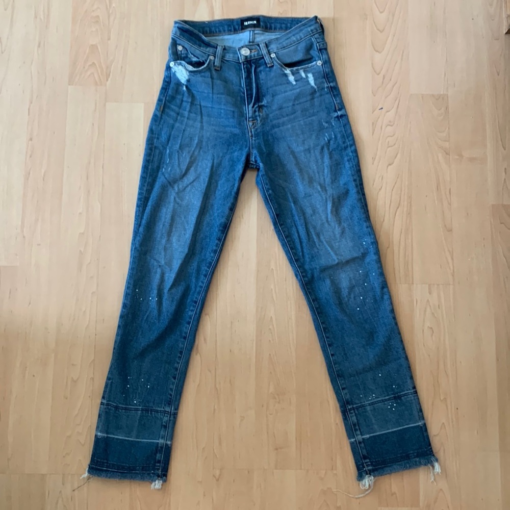 Hudson Zoeey High Rose Ankle Straights size 24